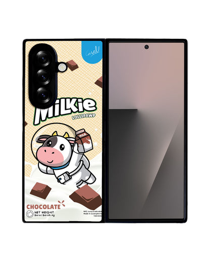 Android Flip / Fold Leather Grip - Milkie