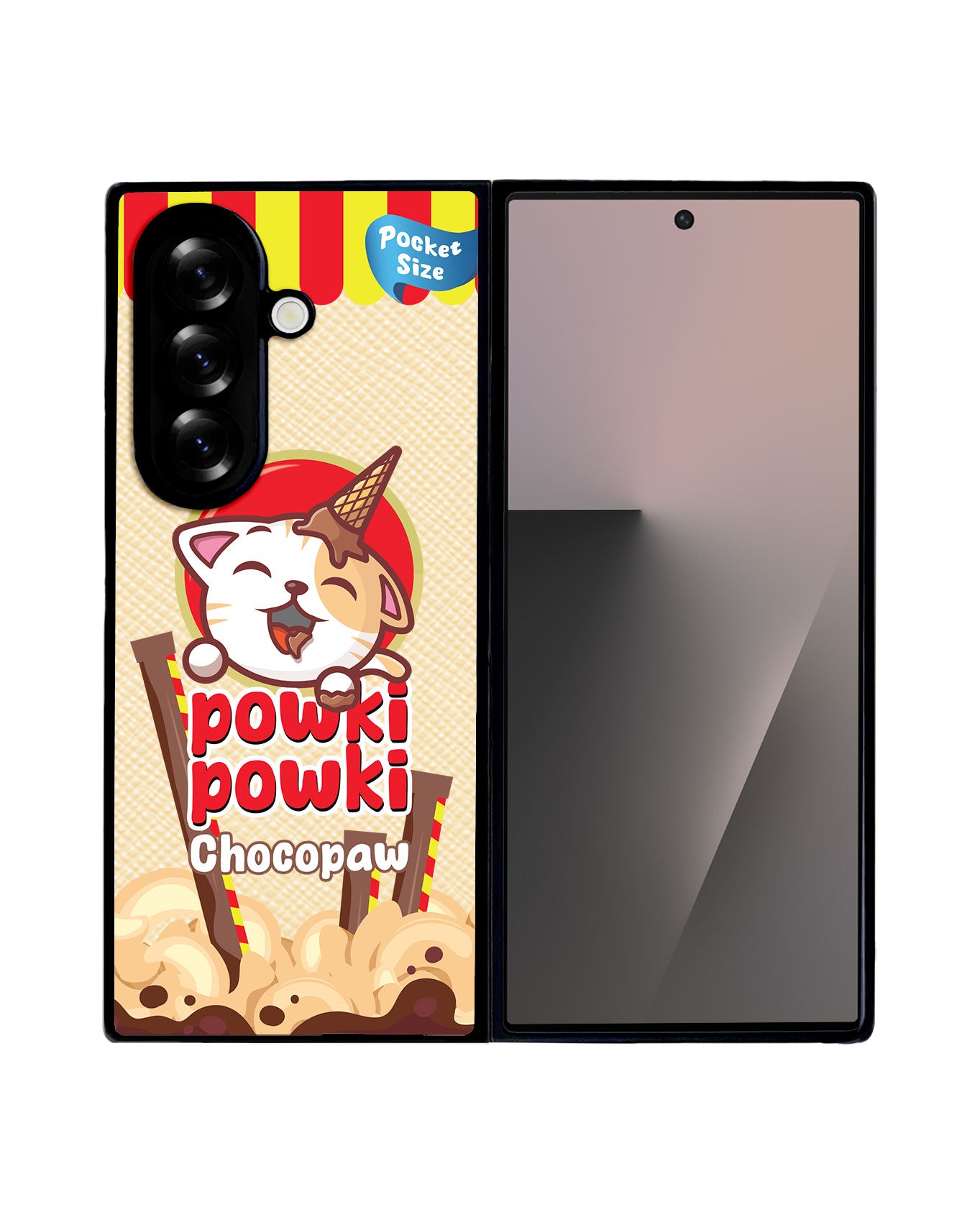 Android Flip / Fold Leather Grip - Powki Powki