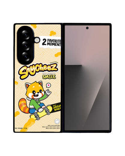 Android Flip / Fold Leather Grip - Saycheez