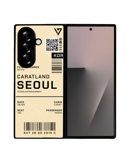 Android Flip / Fold Leather Grip - Seventeen Caratland Ticket