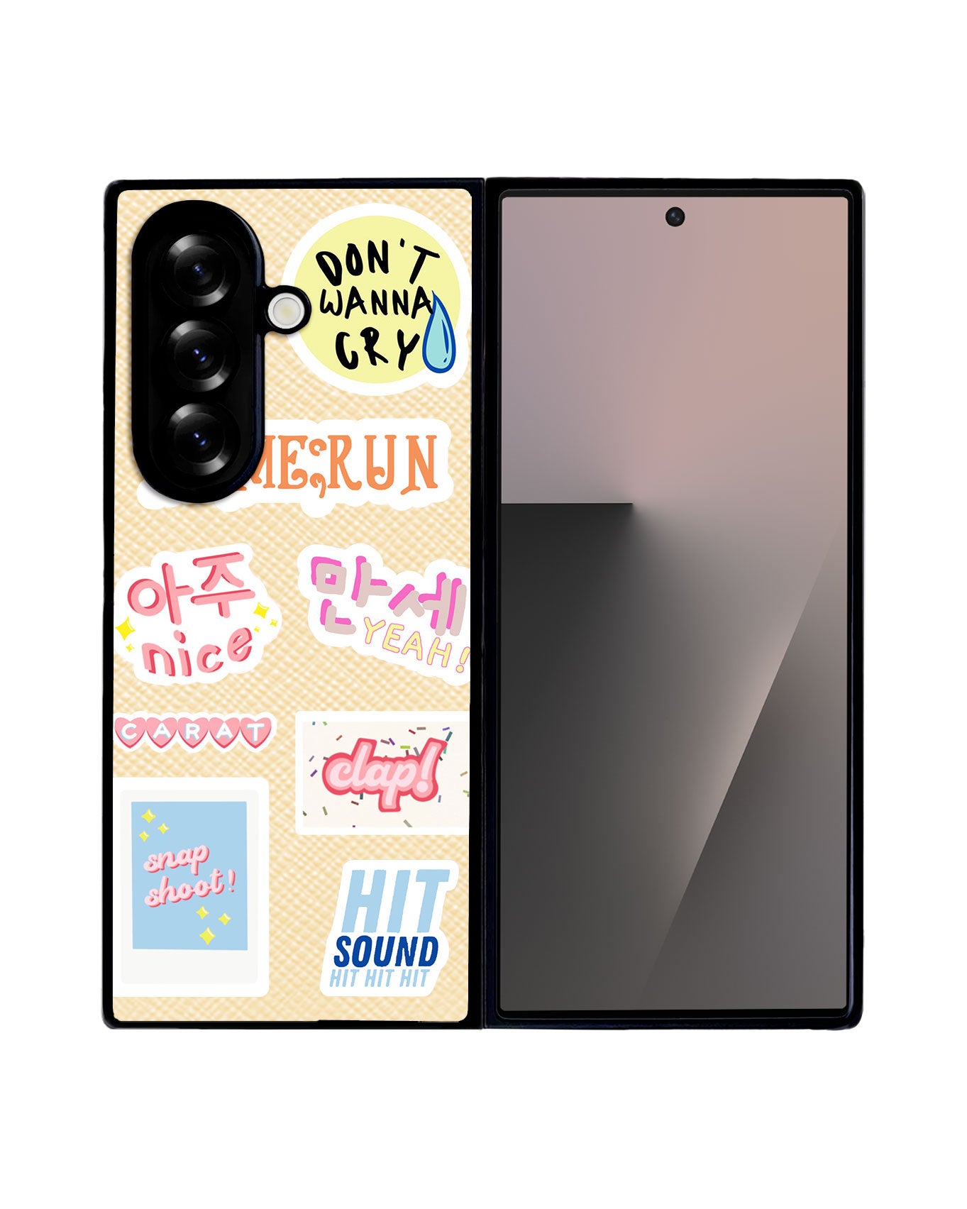 Android Flip / Fold Leather Grip - Seventeen Sticker Pack