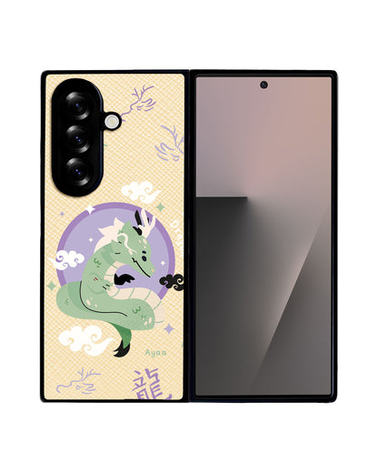 Android Flip / Fold Leather Grip - Dragon (Chinese Zodiac / Shio)