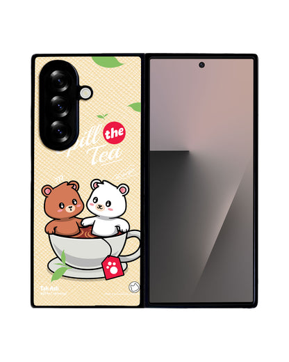 Android Flip / Fold Leather Grip - Spill the Tea