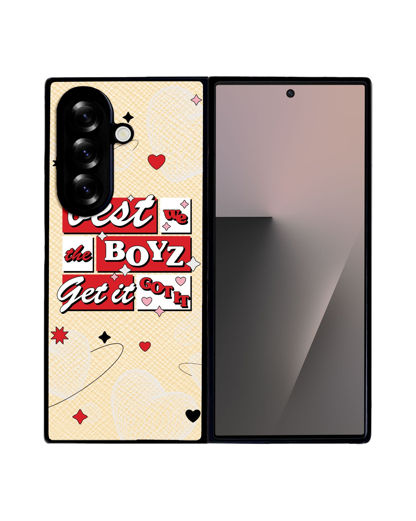 Android Flip / Fold Leather Grip - The Boyz Get It Got It