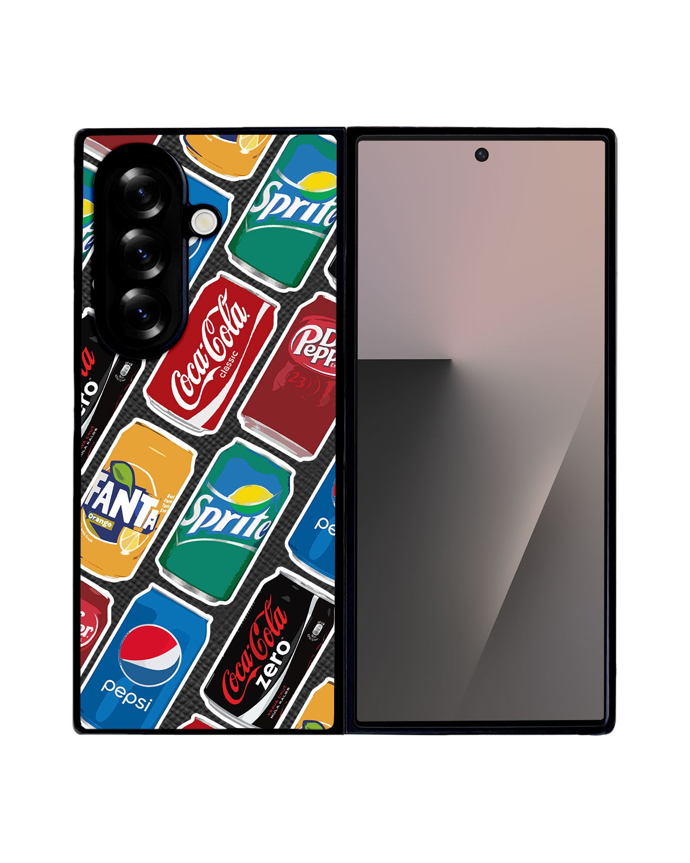 Android Flip / Fold Leather Grip - Soda