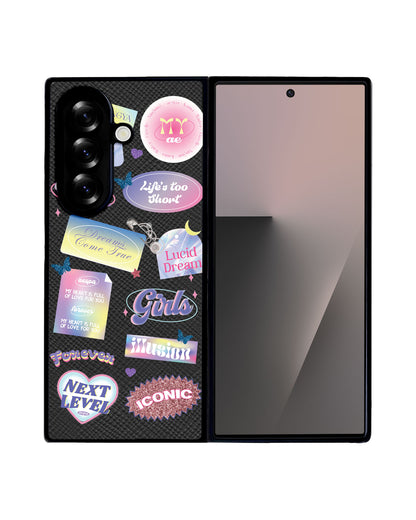 Android Flip / Fold Leather Grip - Aespa Girls Pack