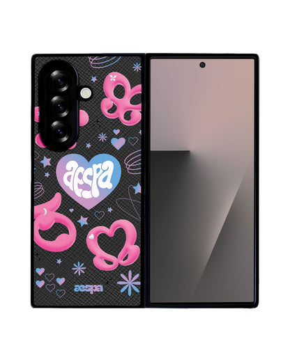 Android Flip / Fold Leather Grip - Aespa Week