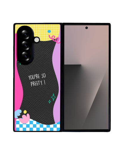 Android Flip / Fold Leather Grip - Aesthetic Mirror 1.0