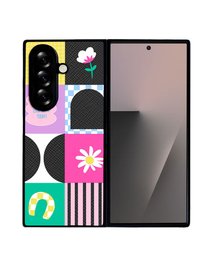 Android Flip / Fold Leather Grip - Aesthetic Mirror 2.0