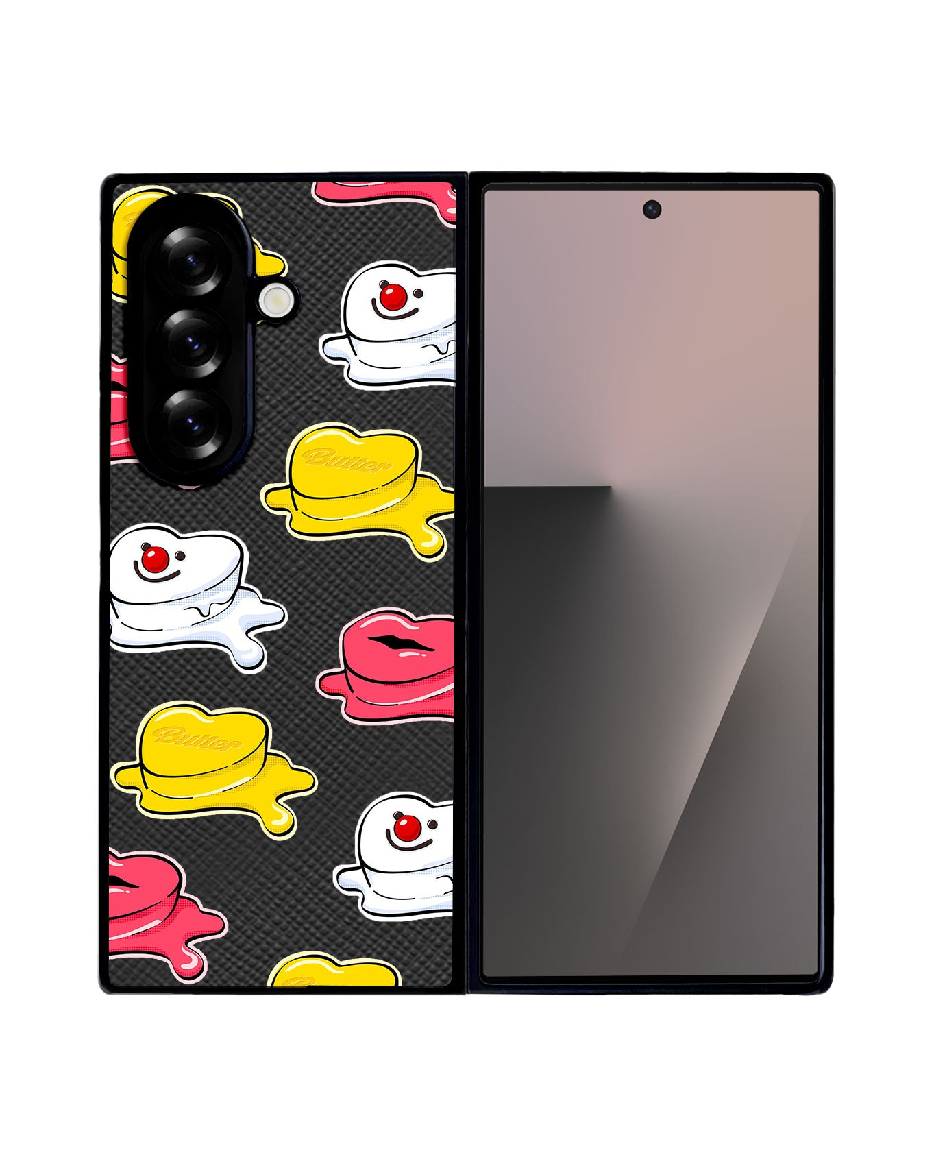 Android Flip / Fold Leather Grip - BTS Butter Sticker Pack