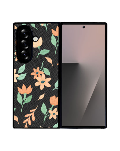 Android Flip / Fold Leather Grip - Birth Flower
