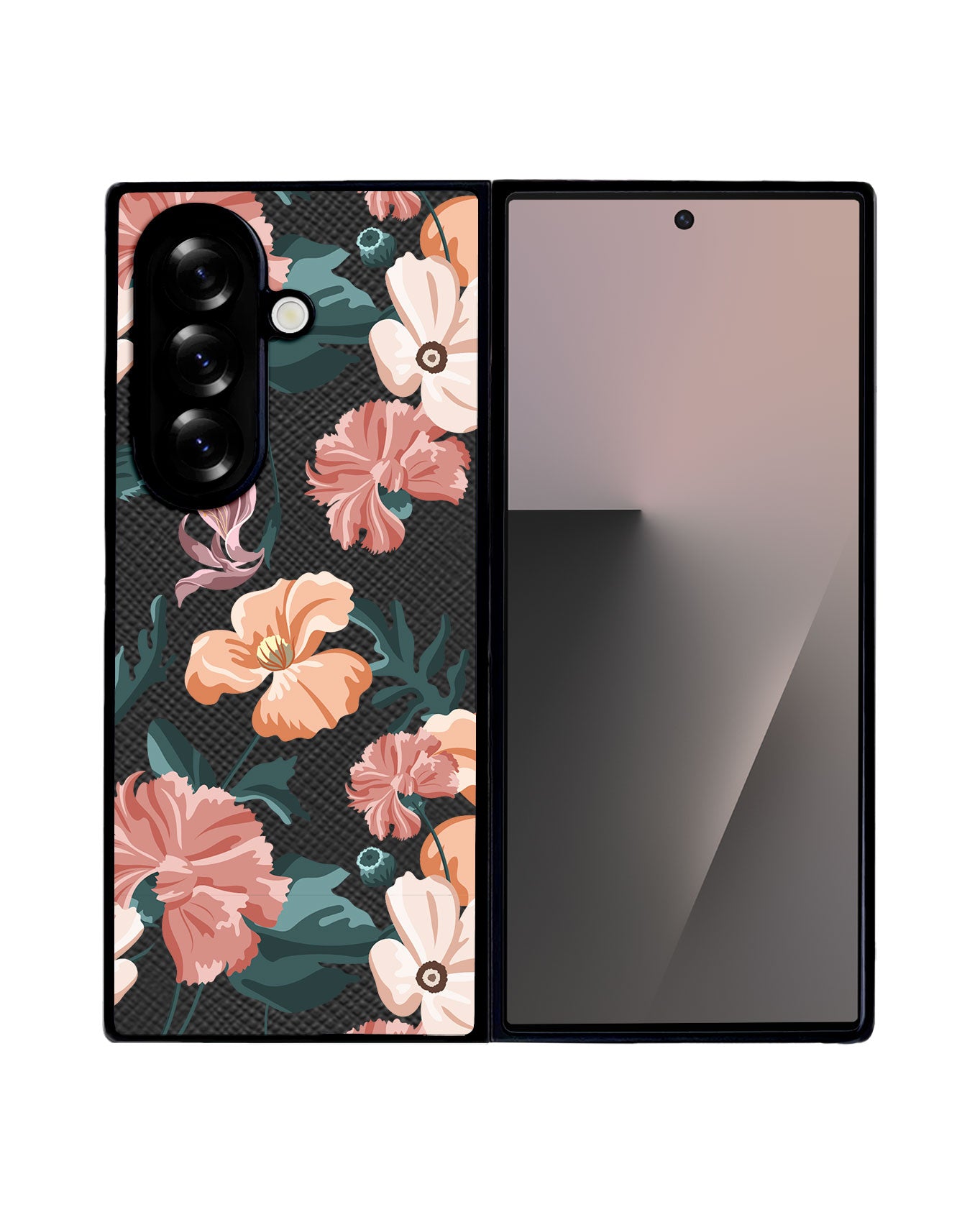 Android Flip / Fold Leather Grip - Botanical Garden 1.0