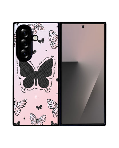 Android Flip / Fold Leather Grip - Butterfly Effect 2.0