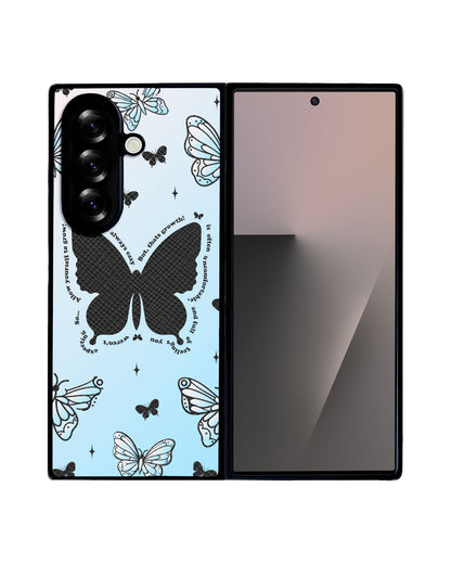 Android Flip / Fold Leather Grip - Butterfly Effect 3.0