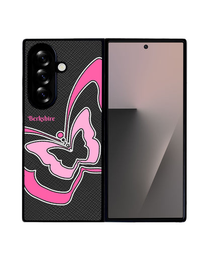 Android Flip / Fold Leather Grip - Butterfly Mirror 1.0