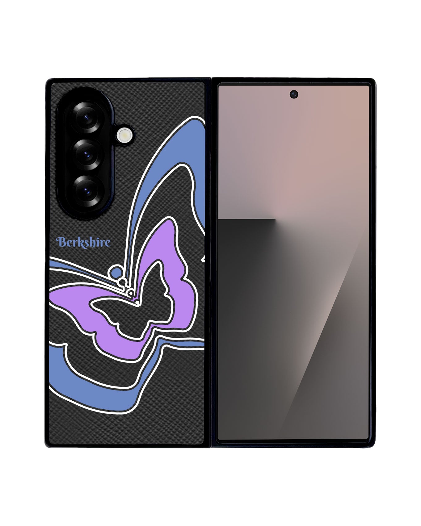 Android Flip / Fold Leather Grip - Butterfly Mirror 2.0