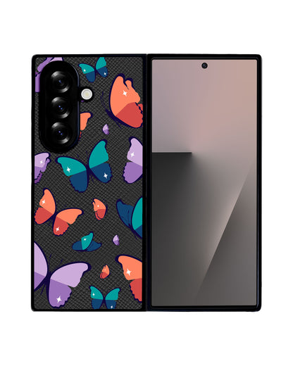 Android Flip / Fold Leather Grip - Butterfly