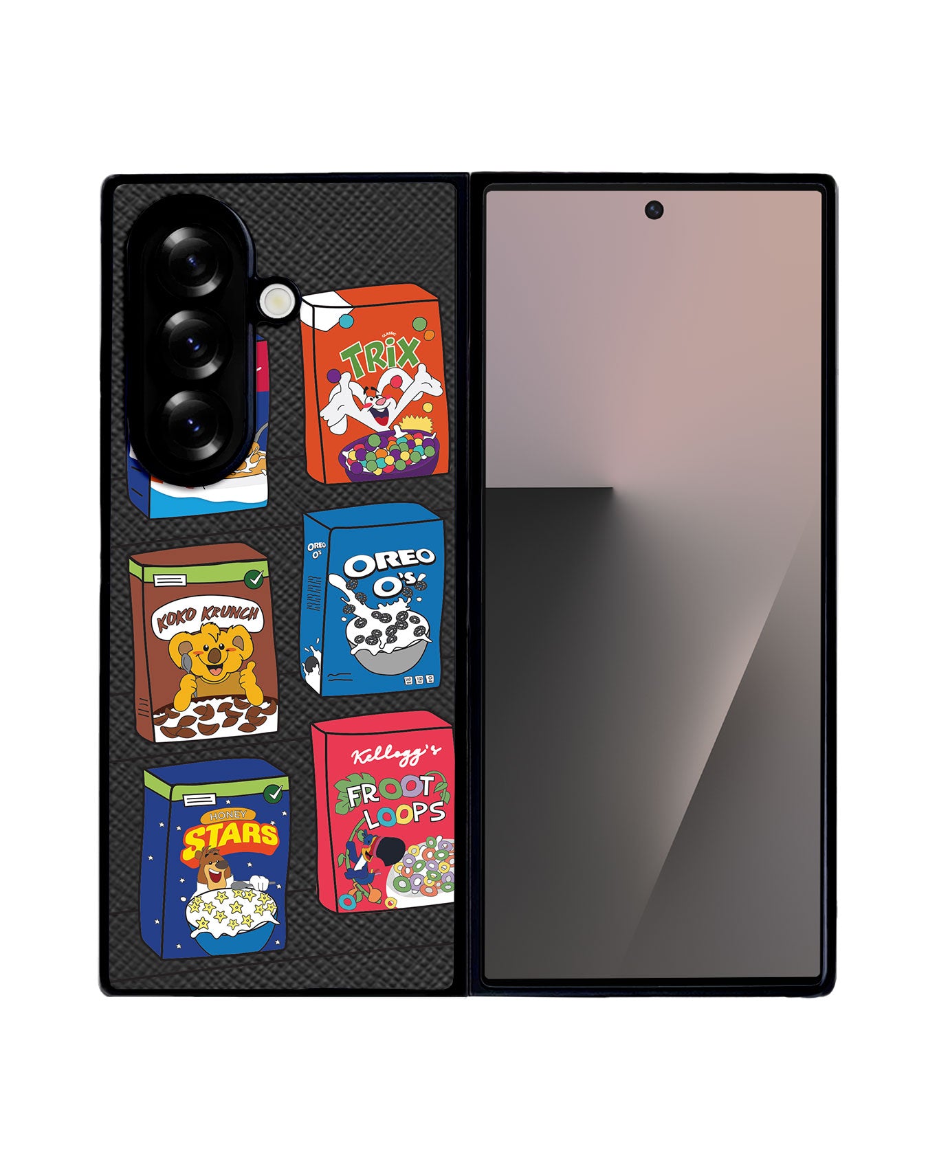 Android Flip / Fold Leather Grip - Cereal Boxes 1.0