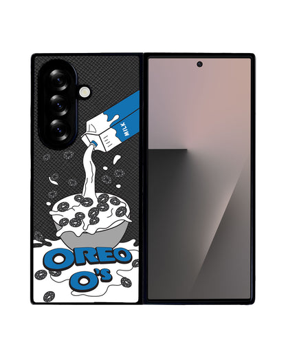 Android Flip / Fold Leather Grip - Cereal O's 2.0