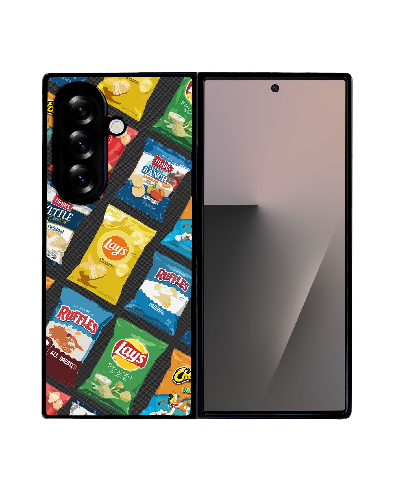 Android Flip / Fold Leather Grip - Crisps