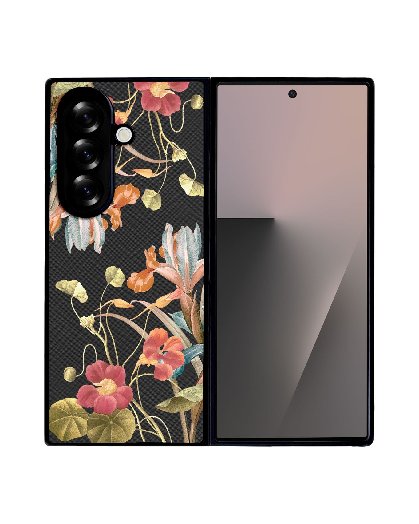 Android Flip / Fold Leather Grip - Caroline