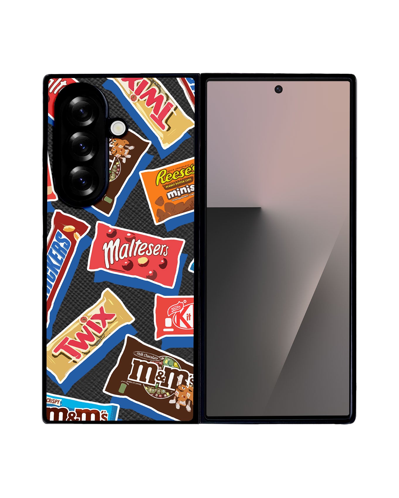 Android Flip / Fold Leather Grip - Choco Sweet