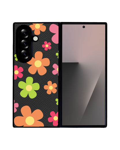 Android Flip / Fold Leather Grip - Daisy Sunshine 2.0