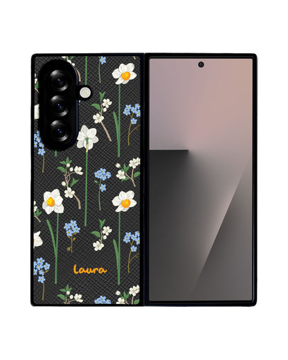 Android Flip / Fold Leather Grip - December Narcissus