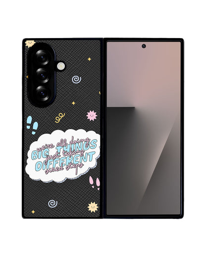 Android Flip / Fold Leather Grip - Different Steps