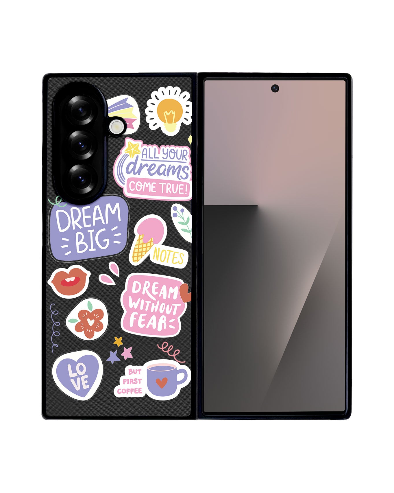 Android Flip / Fold Leather Grip - Dream Sticker Pack