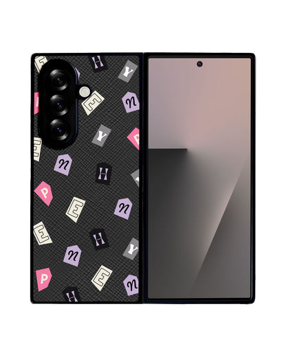 Android Flip / Fold Leather Grip - Enhypen Monogram