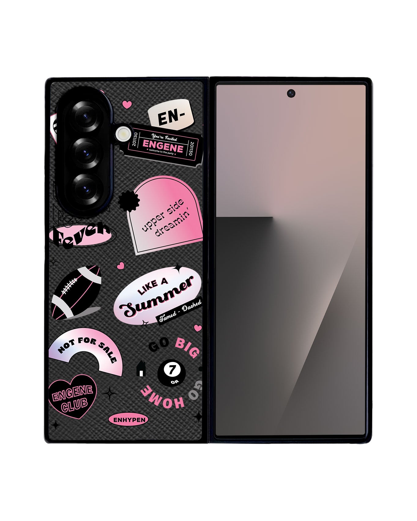 Android Flip / Fold Leather Grip - Enhypen Sticker Pack