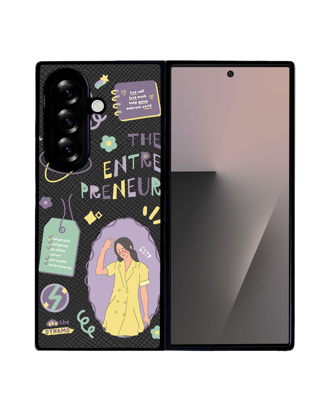 Android Flip / Fold Leather Grip - ESTP