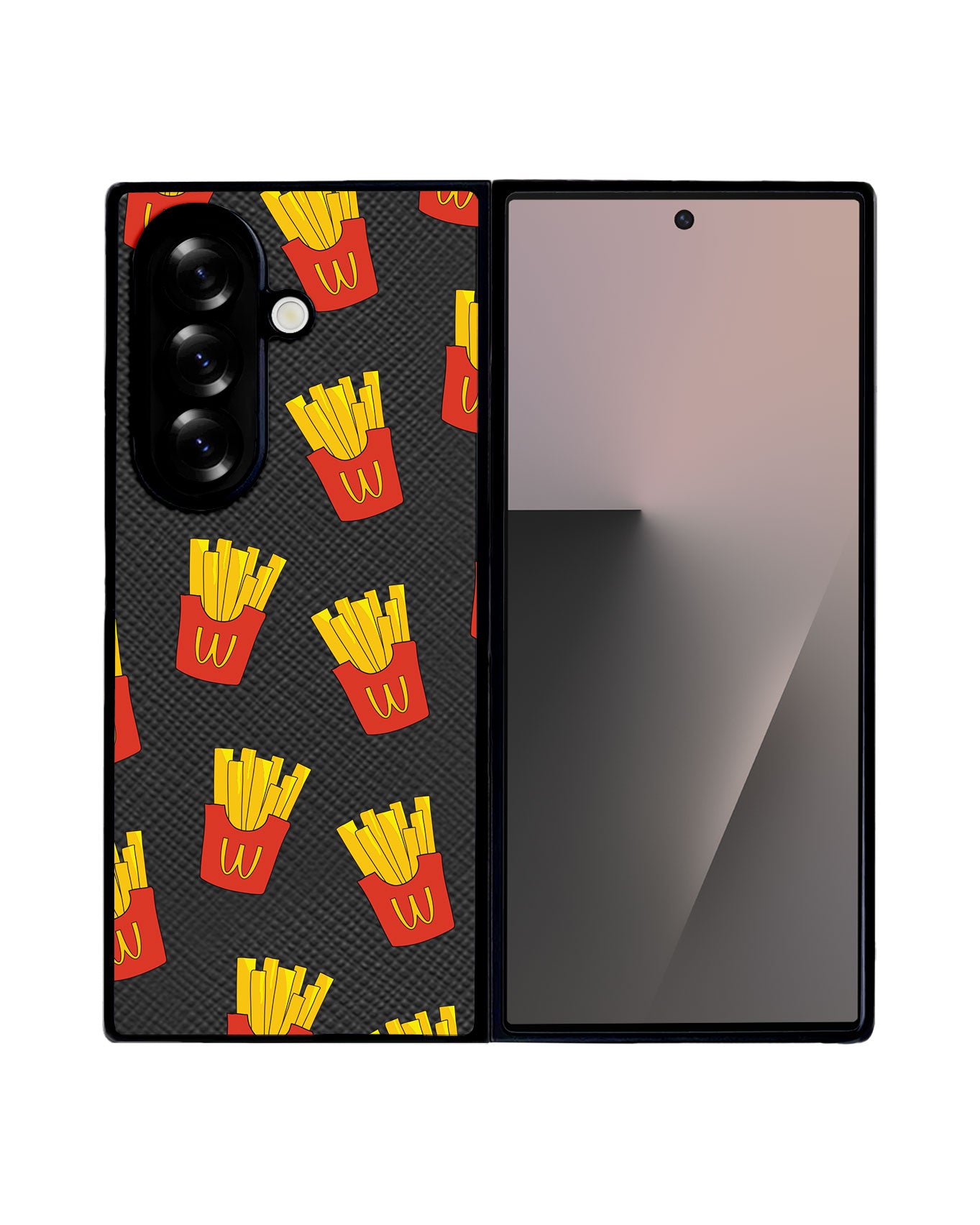 Android Flip / Fold Leather Grip - Fries 1.0