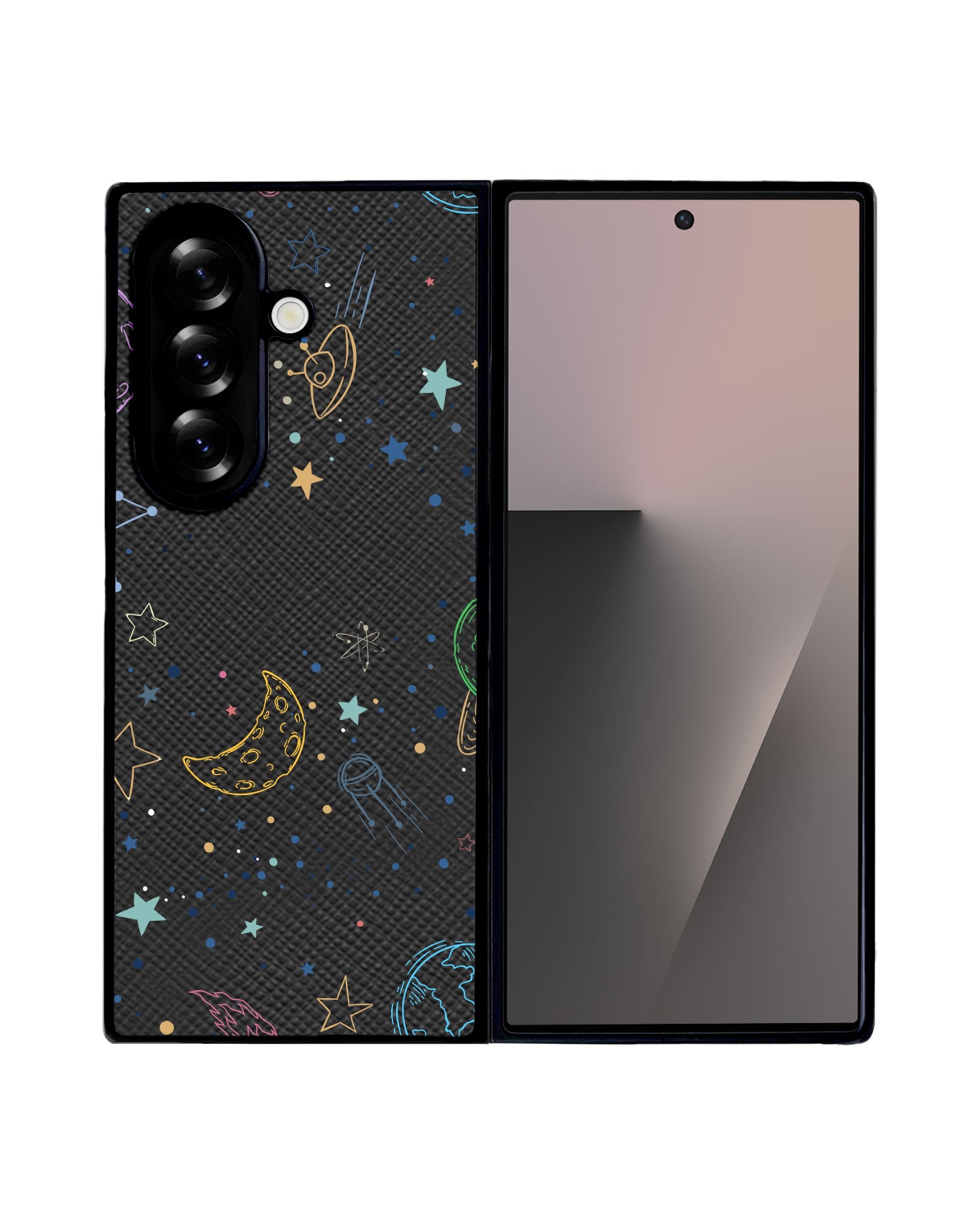 Android Flip / Fold Leather Grip - Galaxy