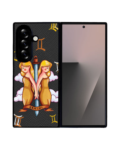 Android Flip / Fold Leather Grip - Gemini