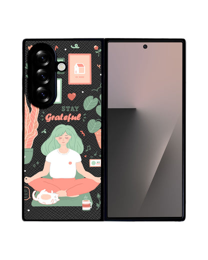 Android Flip / Fold Leather Grip - Grateful