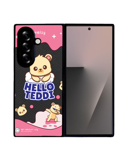 Android Flip / Fold Leather Grip - Hello Teddy 2.0