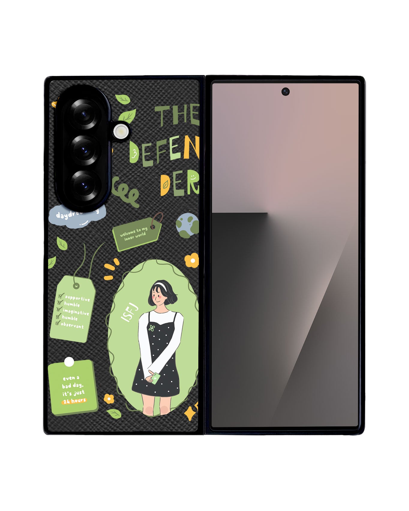 Android Flip / Fold Leather Grip - ISFJ