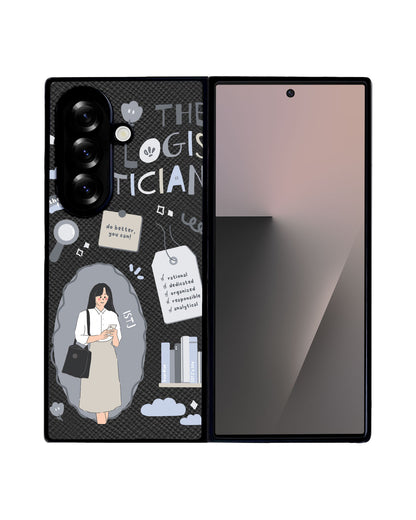 Android Flip / Fold Leather Grip - ISTJ