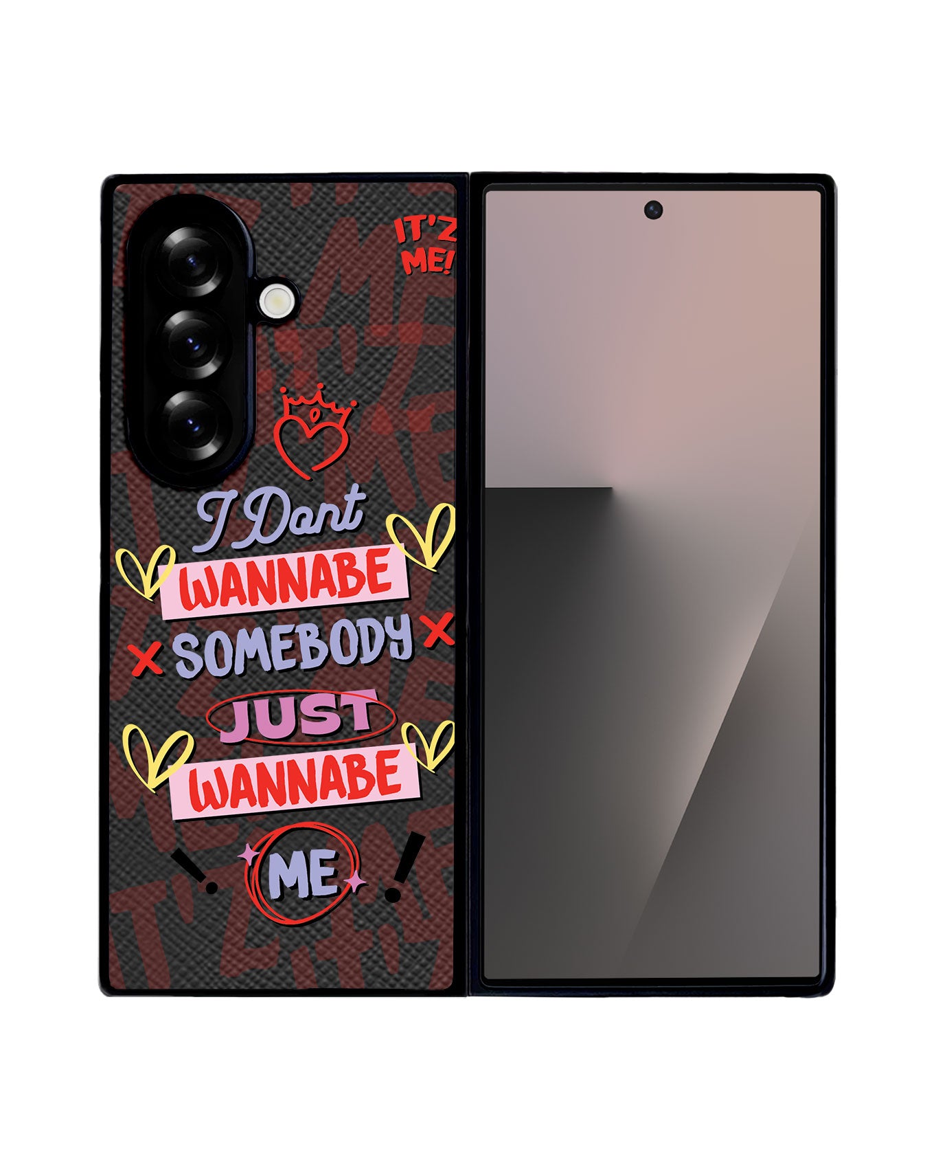 Android Flip / Fold Leather Grip - Itzy Itz Me