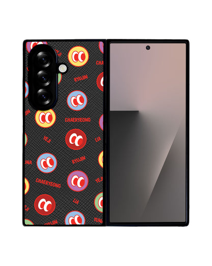 Android Flip / Fold Leather Grip - Itzy Monogram