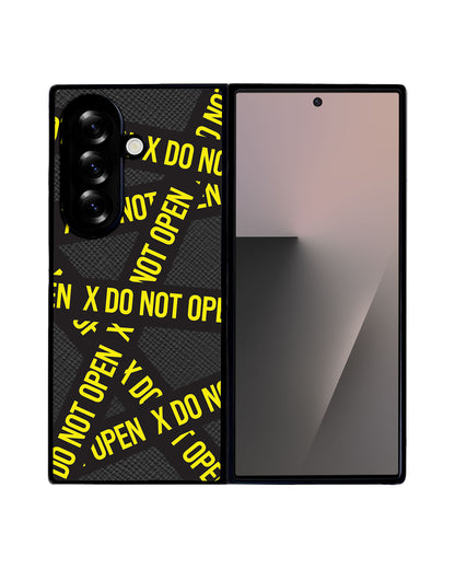 Android Flip / Fold Leather Grip - Do Not Open 1.0
