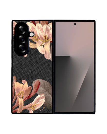 Android Flip / Fold Leather Grip - June Honey Suckle