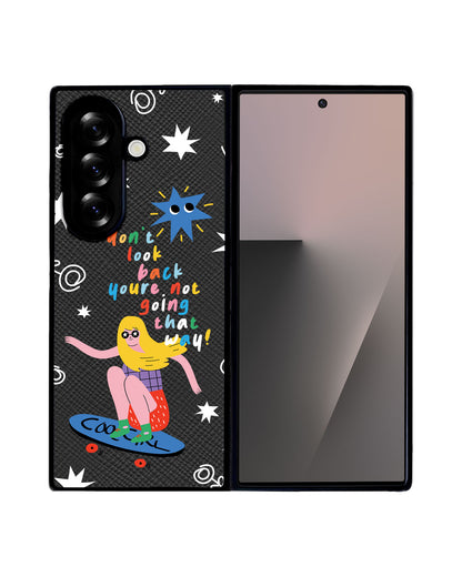 Android Flip / Fold Leather Grip - Keep Moving