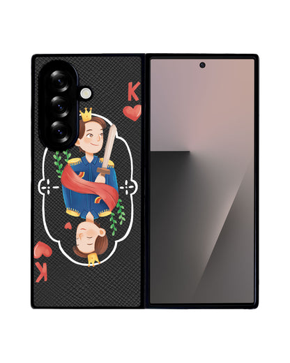 Android Flip / Fold Leather Grip - King (Couple Case)