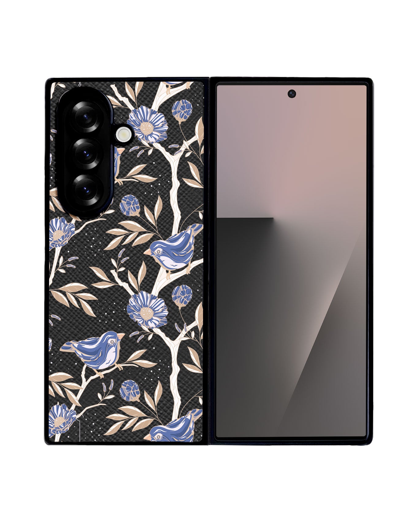 Android Flip / Fold Leather Grip - Lovebird 12.0