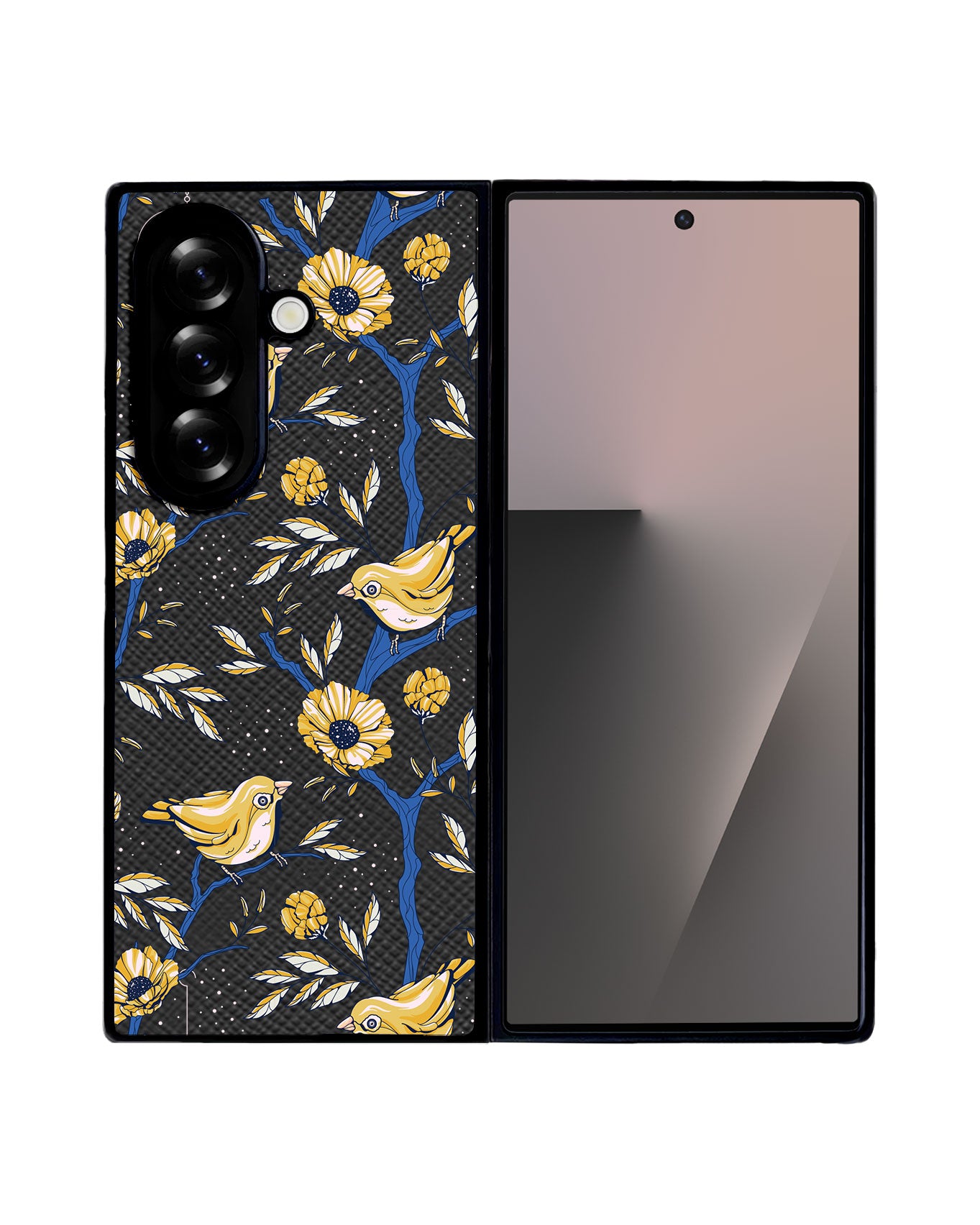 Android Flip / Fold Leather Grip - Lovebird 16.0