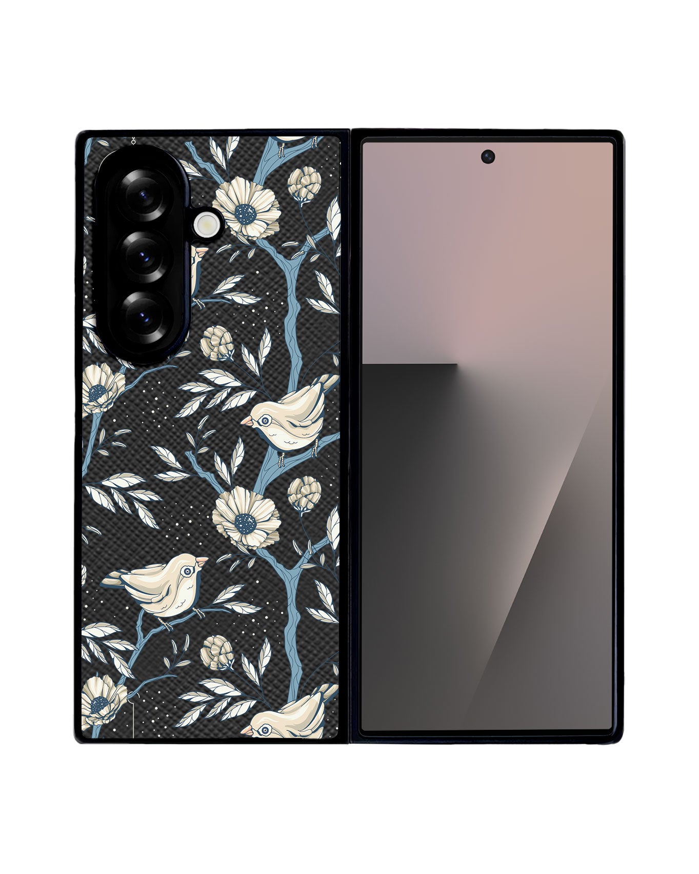 Android Flip / Fold Leather Grip - Lovebird 9.0