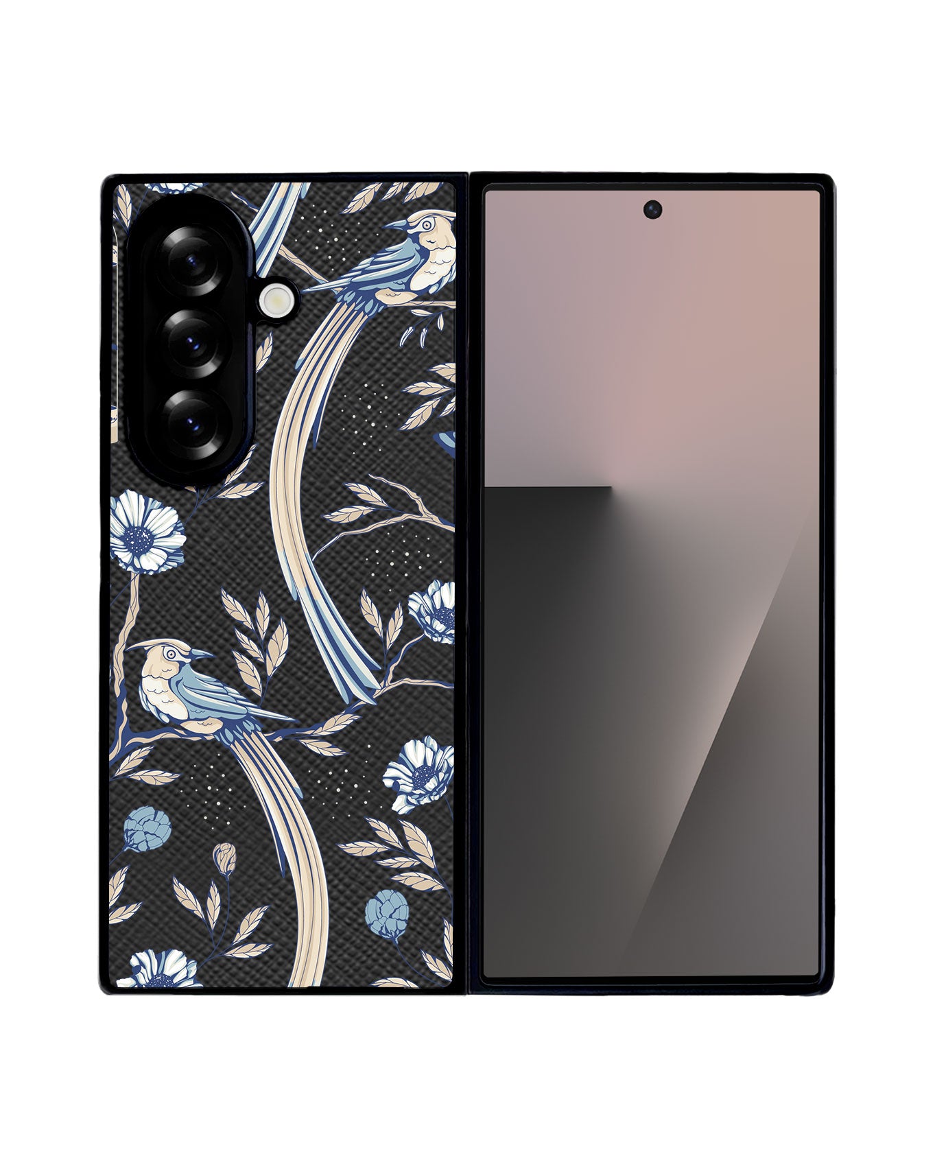 Android Flip / Fold Leather Grip - Lovebird 5.0